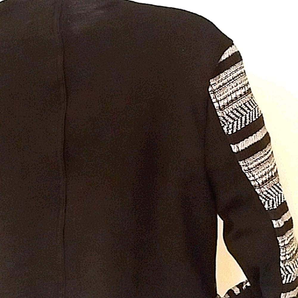 LOU&GREY Black/White Zip-Up Moto XS - Picture 7 of 8